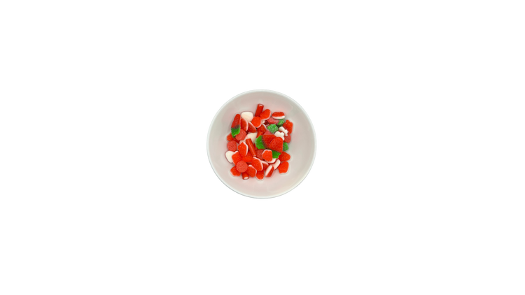 Mélange à la fraise